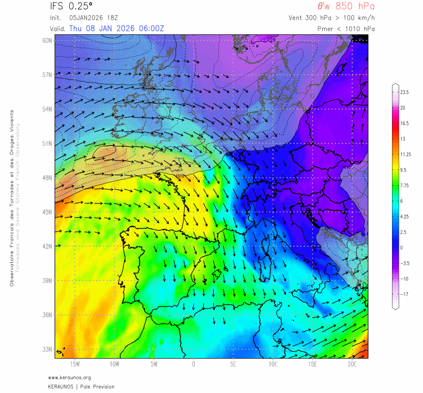 Jeudi soir et la nuit suivante, une d&eacute;pression va se creuser en entr&eacute;e de Manche. Sa morphologie et sa trajectoire exactes sont encore &agrave; pr&eacute;ciser mais un coup de vent &agrave; temp&ecirc;te est envisag&eacute; sur le nord-ouest du pays. Une nouvelle descente froid temporaire est pr&eacute;vue &agrave; l'arri&egrave;re.
