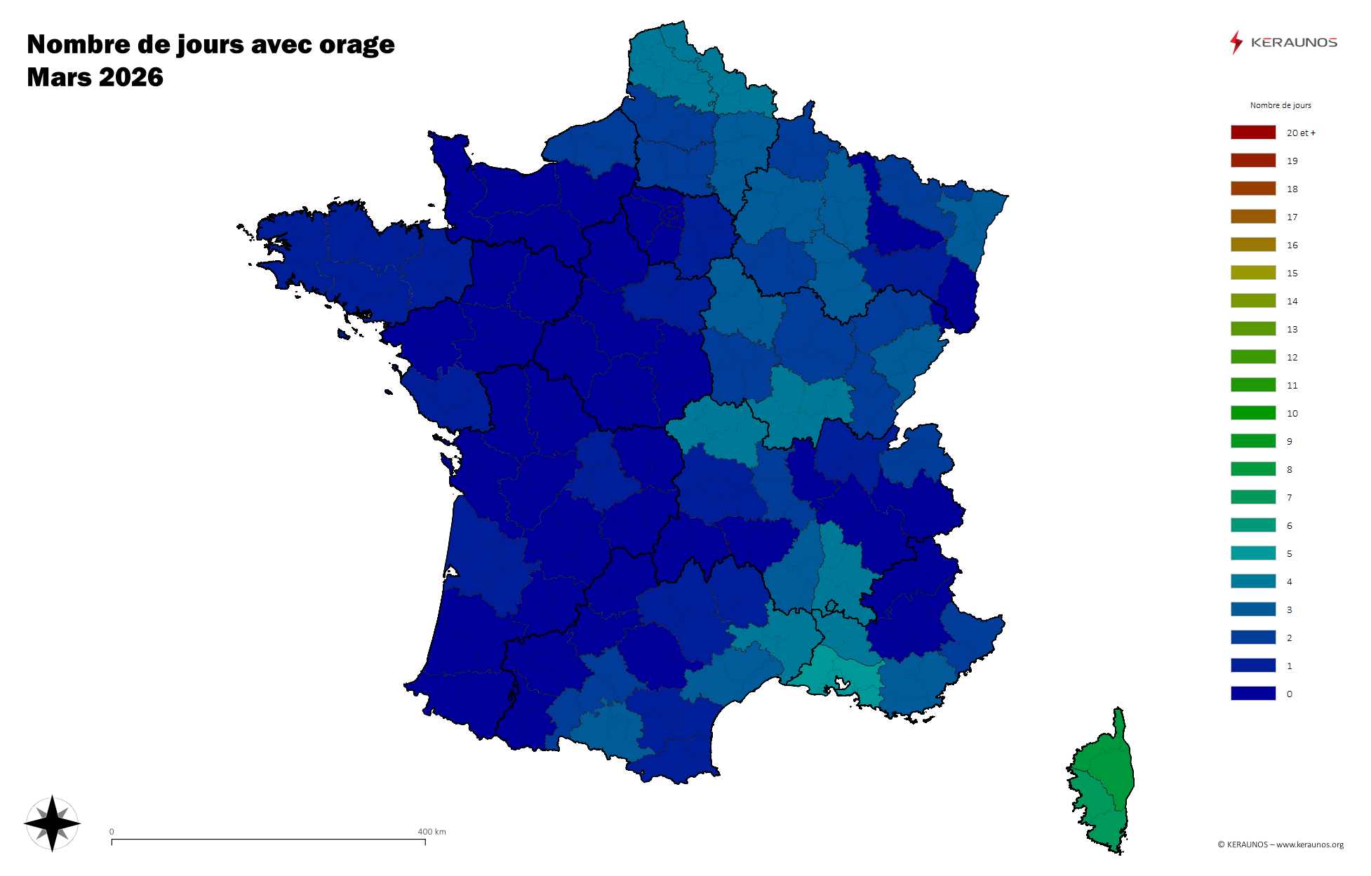 Carte bilan mensuel mars