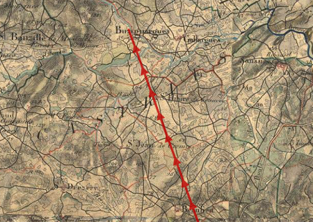 Tornade EF2 à Buzignargues (Hérault) le 8 novembre 1845