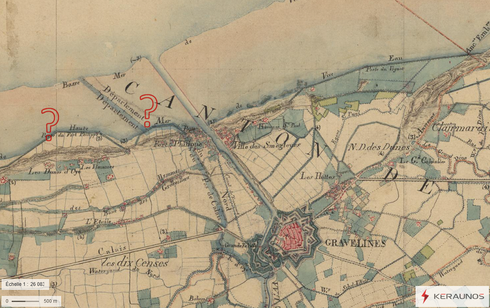 Tornade EF0 près de Grand-Fort-Philippe (Nord) le 5 février 1836