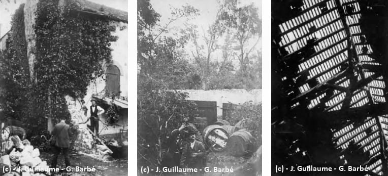 SAINT-OUEN - Mur de clôture écroulé et hangar découvert, 23 rue du Landy. (c) - J. Guillaume & G. Barbé