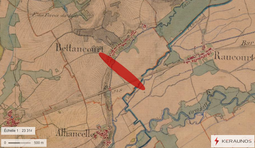 Tornade EF1 à Bettancourt-la-Longue (Marne) le 29 décembre 1894