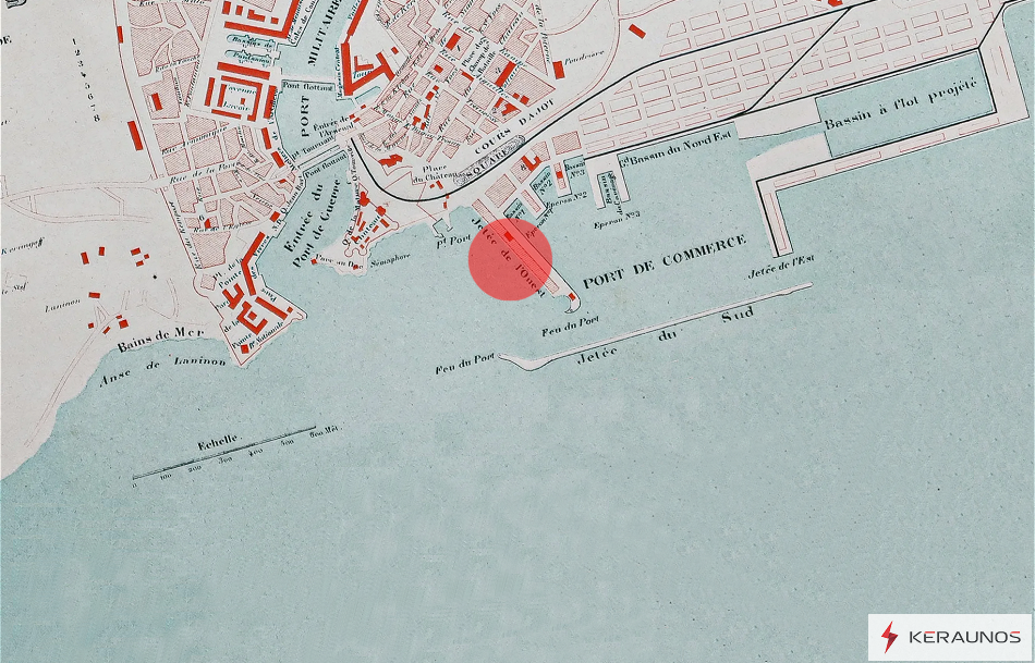 Tornade EF0 à Brest (Finistère) le 1er juillet 1878