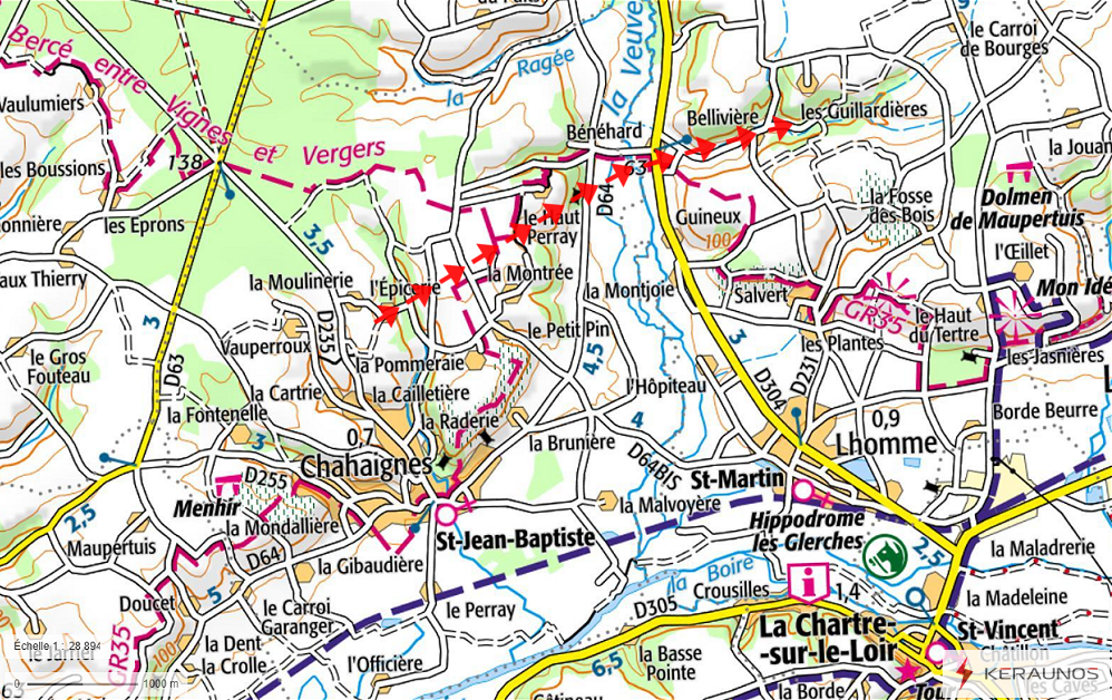 Tornade EF2 à Chahaignes (Sarthe) le 22 novembre 1865