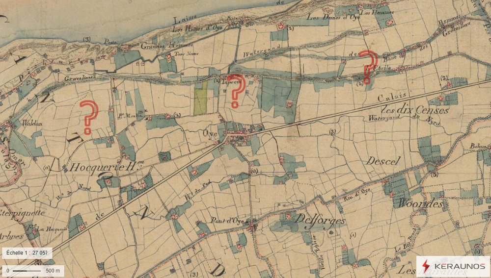 Tornade EF0 à Oye-Plage (Pas-de-Calais) le 6 octobre 1851 