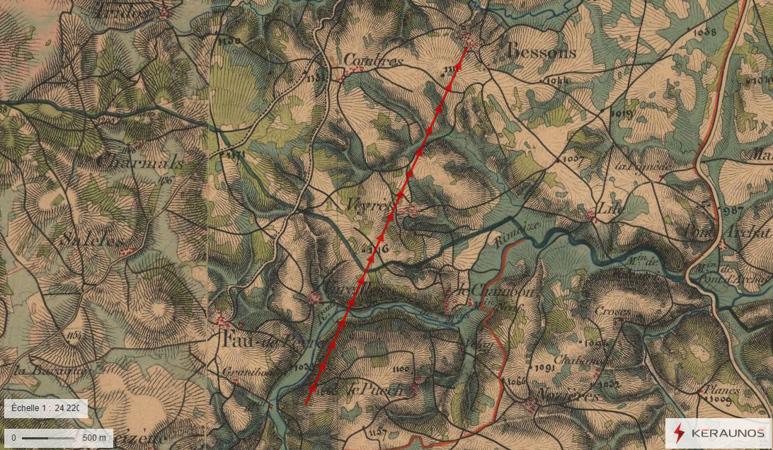Tornade EF1 à Peyre-en-Aubrac (Lozère) le 7 octobre 1880