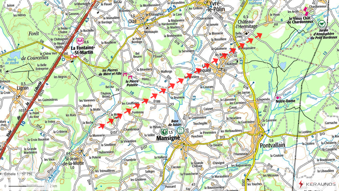 Tornade EF1 à Requeil (Sarthe) le 12 février 1899