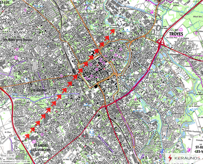 Tornade EF1 à Troyes (Aube) le 21 mai 1893