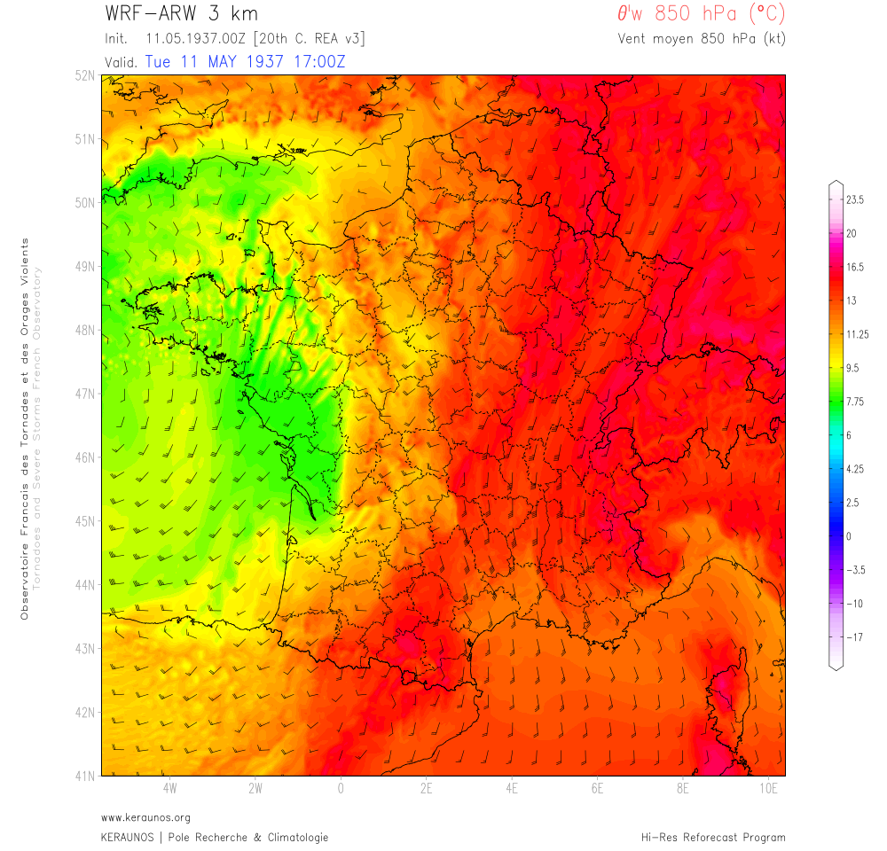 Tornade EF2 à Echenon (Côte-d'Or) le 11 mai 1937