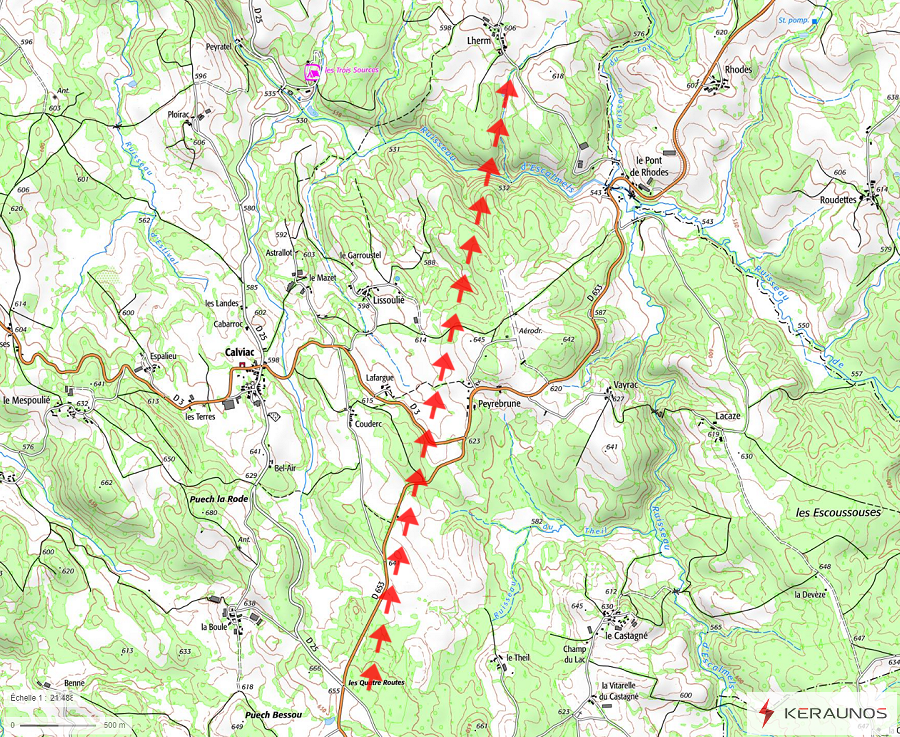 Tornade EF1 à Sousceyrac-en-Quercy (Lot) le 24 septembre 1949 