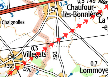 Tornade EF1 à Villegats (Eure) le 4 octobre 1909