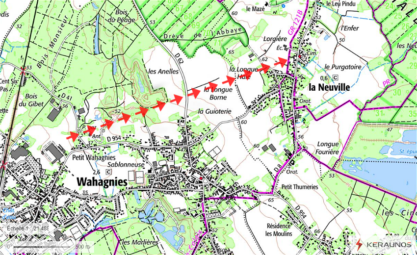 Tornade EF1 à Wahagnies (Nord) le 27 août 1905