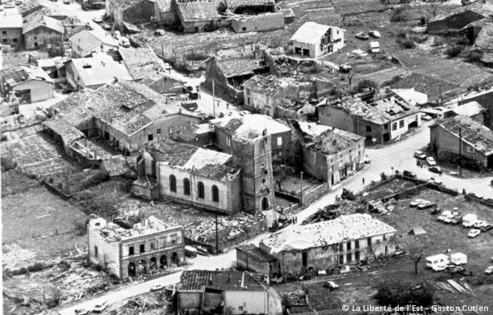 Macrorafales d'intensité extrême (D5) dans les Vosges le 11 juillet 1984