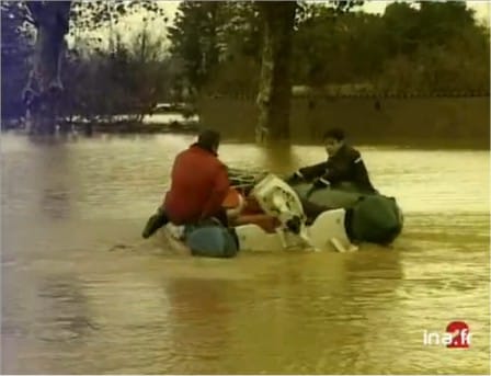 Inondations exceptionnelles à Lézignan-Corbières - INA