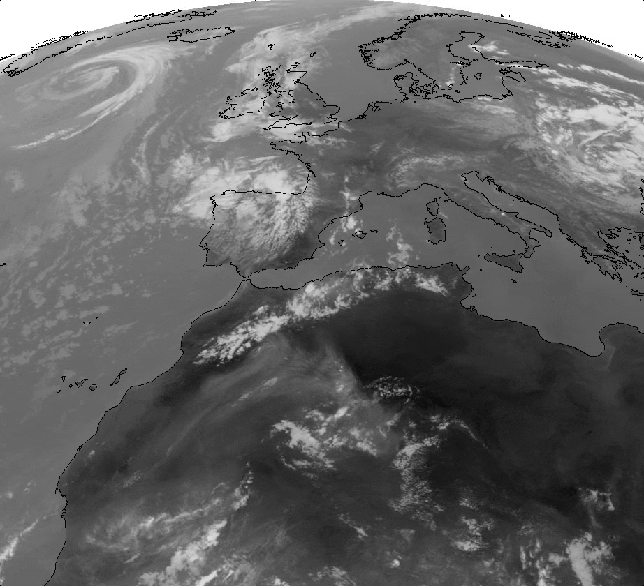 Image satellite infra-rouge du 15 juillet 2003 (c) EUMETSAT