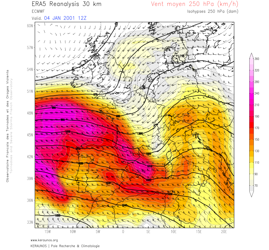 Tornade EF2 à Usseau (Vienne) le 4 janvier 2001