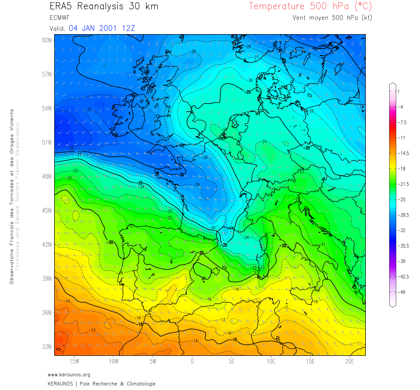 Tornade EF2 à Usseau (Vienne) le 4 janvier 2001