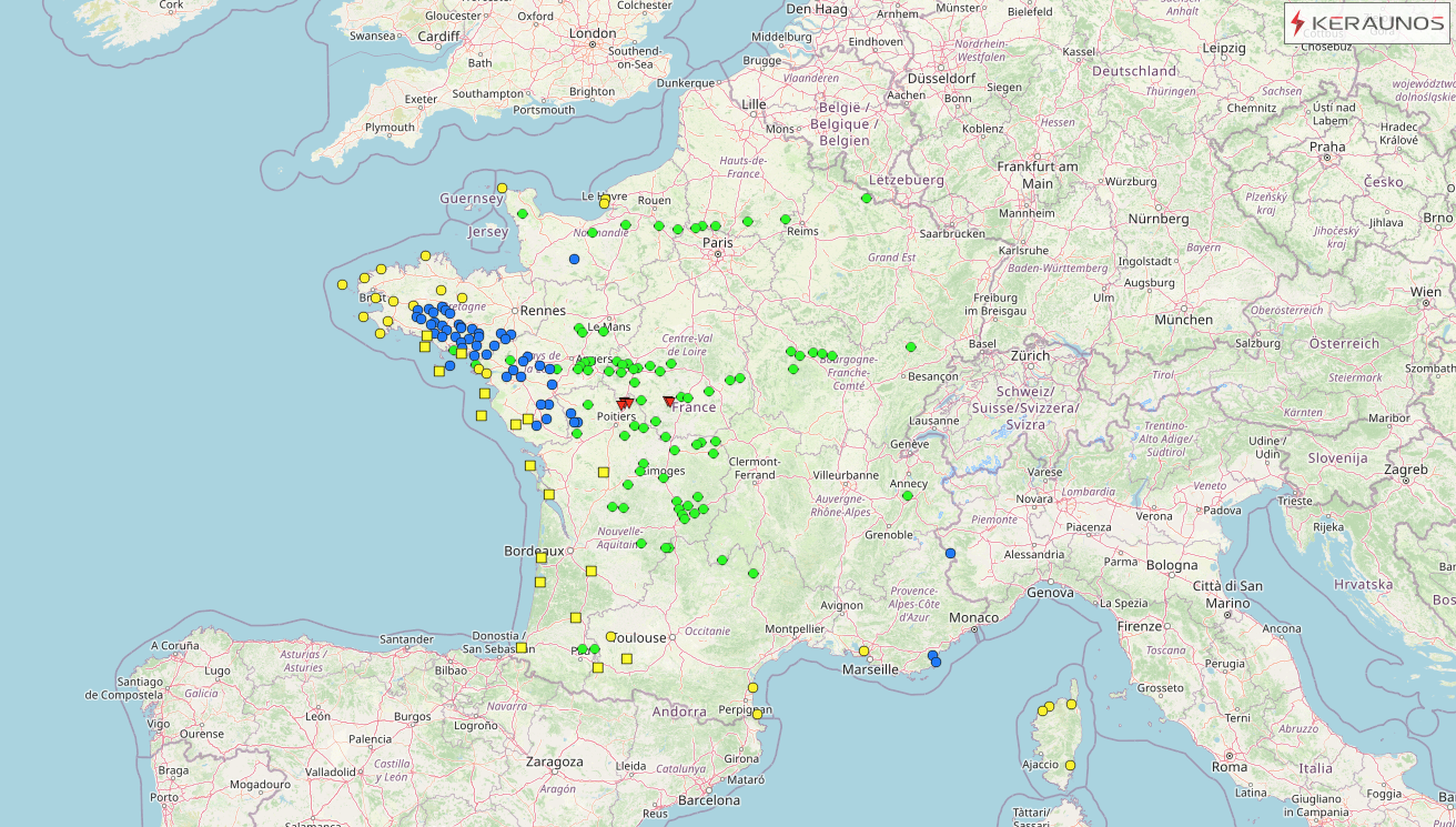 Tornade EF2 à Usseau (Vienne) le 4 janvier 2001