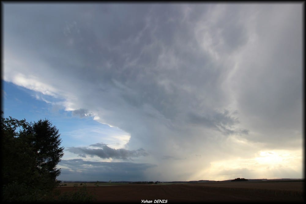 Orage en Lorraine, le soir du 8 août 2014. (c) Yohan DENIS