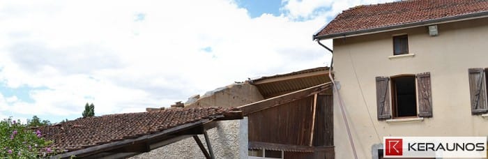 Microrafale de Marcollin (Isère) du 22 juillet 2015 Microrafale de Marcollin (Isère) du 22 juillet 2015