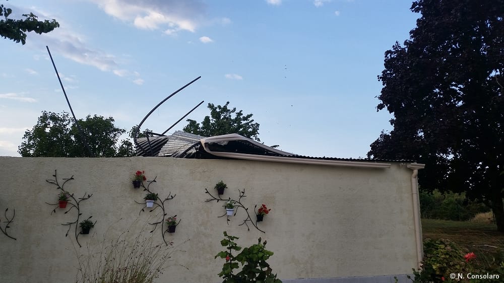 Dommages à Crouttes-sur-Marne. © N. Consolaro