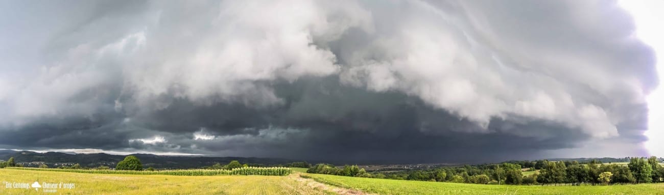 Arcus en approche Tarbes le 31 août 2015 - Eric Castaings