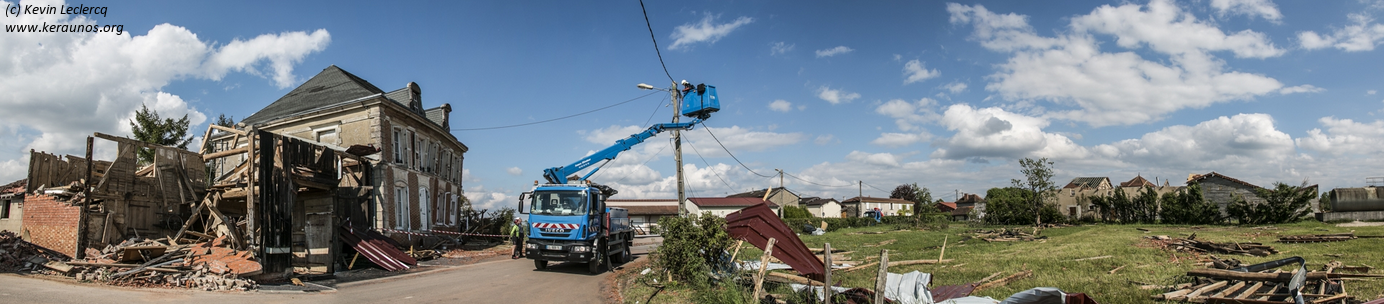 Derecho (série de macrorafales) entre Bourgogne, Champagne et Ardennes le 29 avril 2018