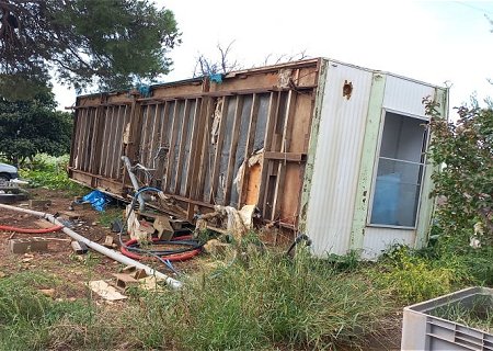 Tornade EF0 à Arles (Bouches-du-Rhône) le 3 octobre 2021