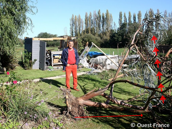 Tornade EF1 à Herbignac (Loire-Atlantique) le 20 octobre 2022