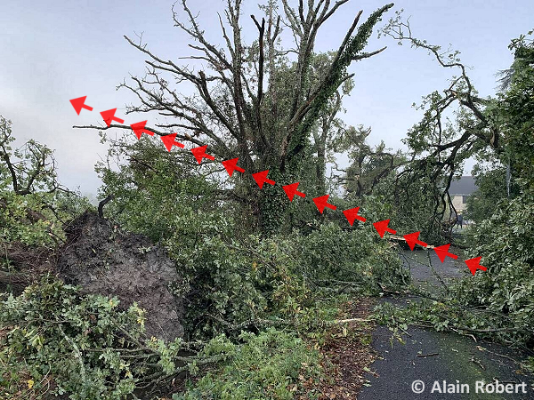 Tornade EF1 à Herbignac (Loire-Atlantique) le 20 octobre 2022