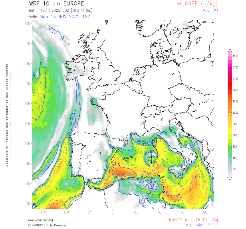 Tornade EF0 à Bastia (Haute-Corse) le 13 novembre 2022