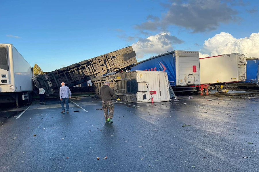 Tornade EF2 à Beuzeville (Eure) le 23 octobre 2022