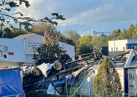 Tornade EF2 à Beuzeville (Eure) le 23 octobre 2022