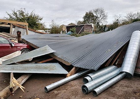 Tornade EF0 à Bouillé-Ménard (Maine-et-Loire) le 23 novembre 2022