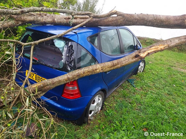 Tornade EF0 à Moëlan-sur-Mer (Finistère) le 8 novembre 2022