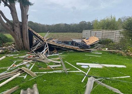 Tornade EF0 à Moëlan-sur-Mer (Finistère) le 8 novembre 2022