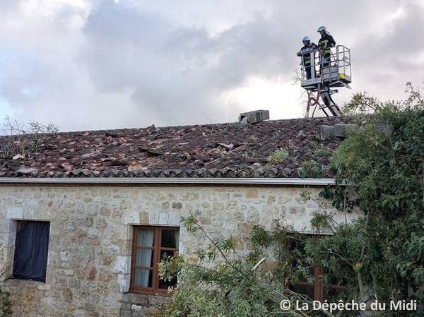 Tornade EF1 à Mouchan (Gers) le 4 novembre 2022