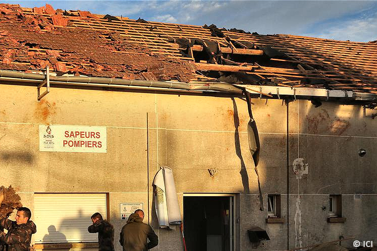 Tornade EF1 à Suippes (Marne) le 17 novembre 2022