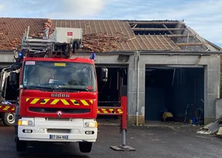 Tornade EF1 à Suippes (Marne) le 17 novembre 2022