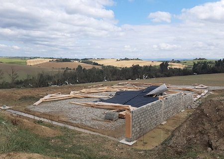 Macrorafales de forte intensité (D3) entre la Haute-Garonne et l'Aude le 29 juillet 2023