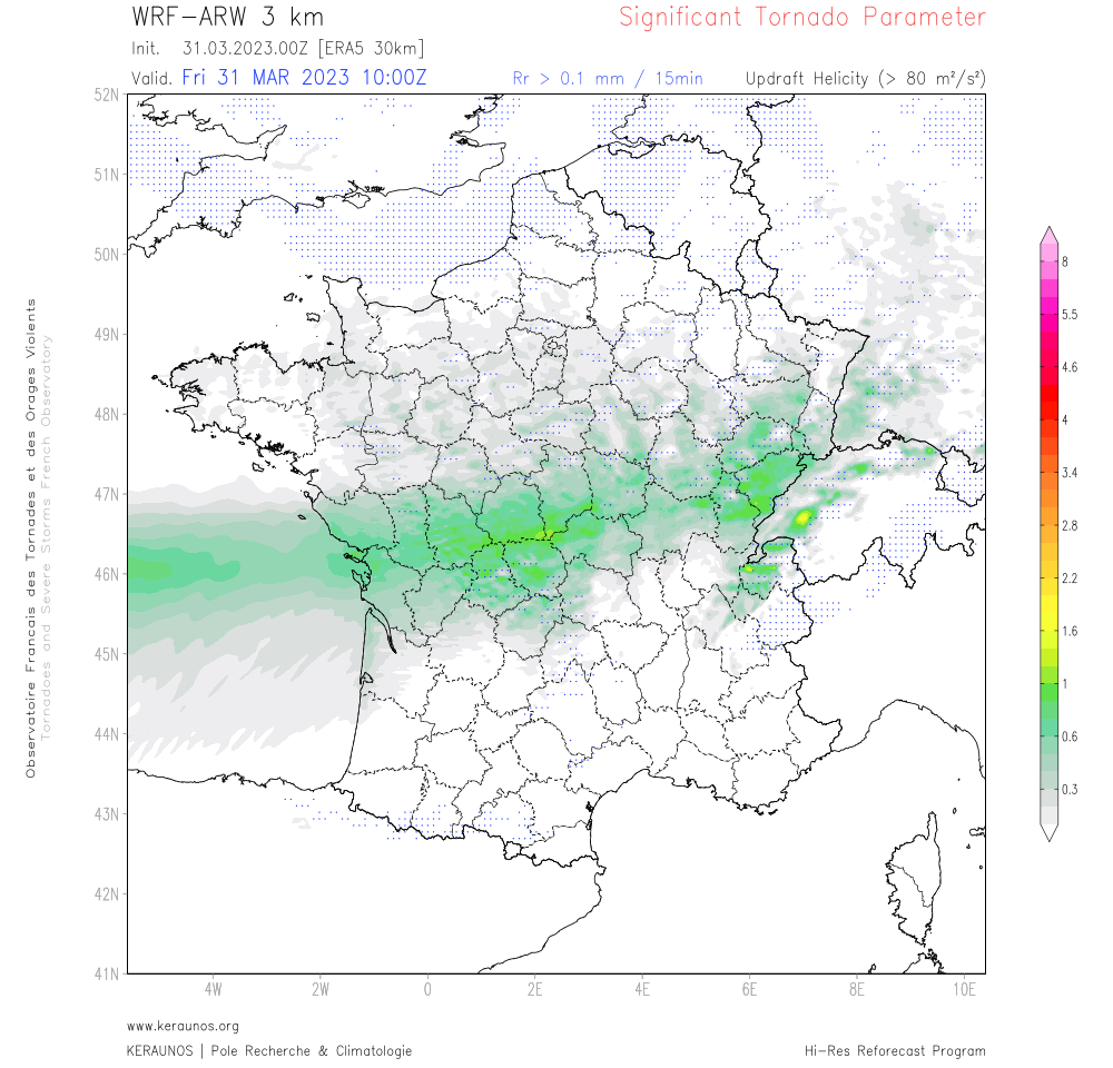 Tornade EF1 à Buzançais (Indre) le 31 mars 2023