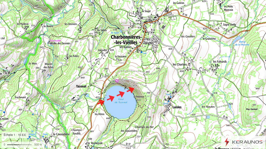 Tornade EF1 à Charbonnières-les-Vieilles (Puy-de-Dôme) le 11 juillet 2023