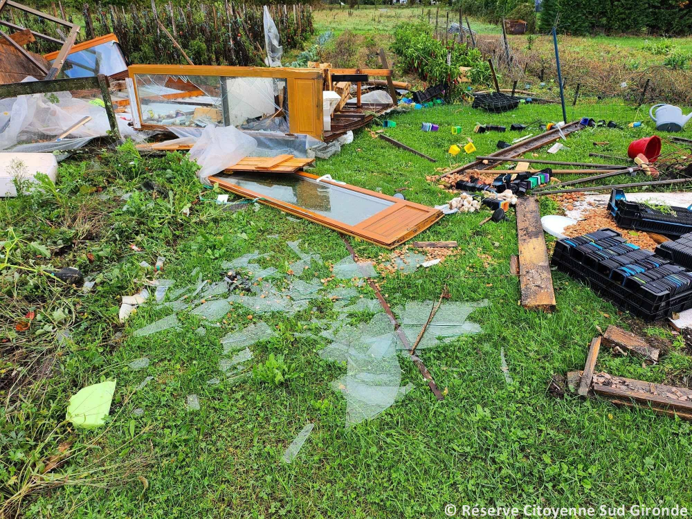 Tornade EF1 à Chevanceaux (Charente-Maritime) le 27 octobre 2023