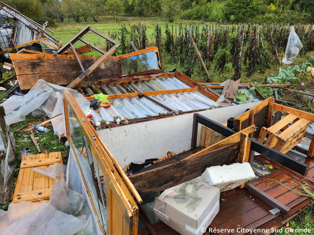 Tornade EF1 à Chevanceaux (Charente-Maritime) le 27 octobre 2023