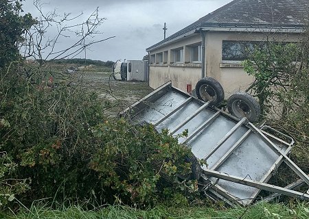 Tornade EF1 à Erdre-en-Anjou (Maine-et-Loire) le 4 novembre 2023