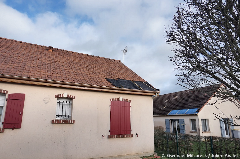 Tornade EF0 à Gournay-en-Bray (Seine-Maritime) le 8 janvier 2023