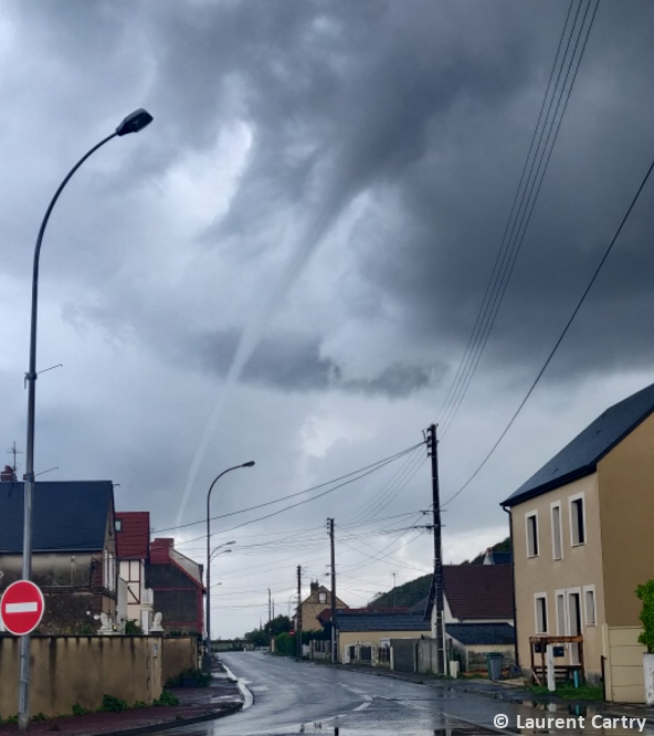 Tornade EF0 à Houlgate (Calvados) le 22 septembre 2023