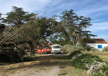 Tornade EF1 à Ile-d'Aix (Charente-Maritime) le 17 septembre 2023