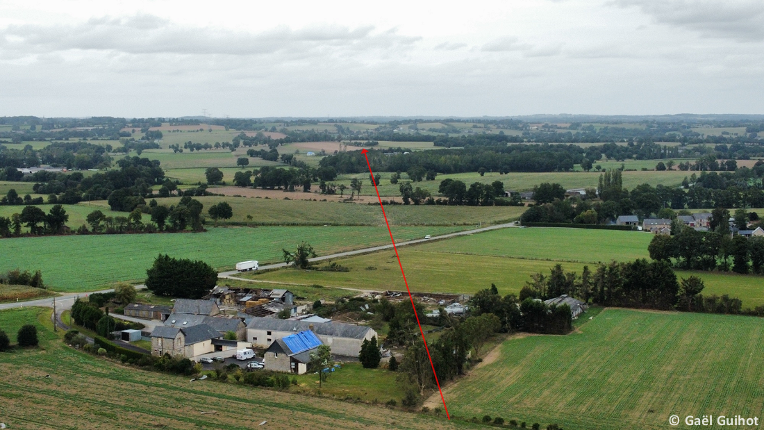 Tornade EF2 à Juvigné (Mayenne) le 17 septembre 2023