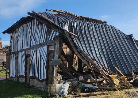 Tornade EF1 aux Eglisottes-et-Chalaures (Gironde) le 1er novembre 2023